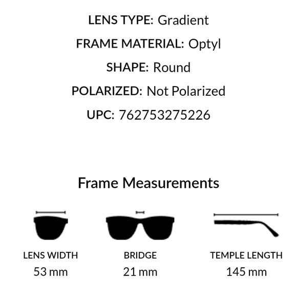 Marc Jacobs MARC 105/S Round Sunglasses - Picture 13 of 13